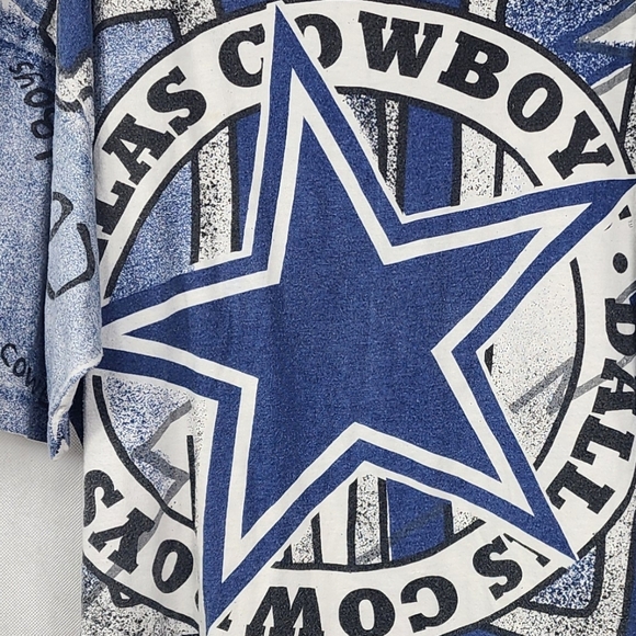 Vintage 90s Dallas Cowboys T-Shirt - Picture 2 of 5